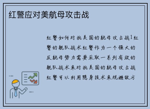 红警应对美航母攻击战